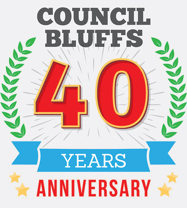 Council Bluffs 40 Years Anniversary