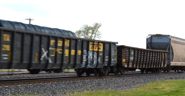 close up of Freight Train
