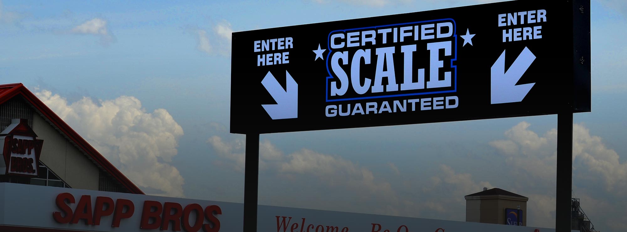 Sapp Bros. scales signage
